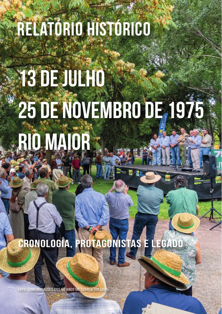 Capa do Relatório Histórico: 13 de Julho e 25 de Novembro de 1975, Rio Maior